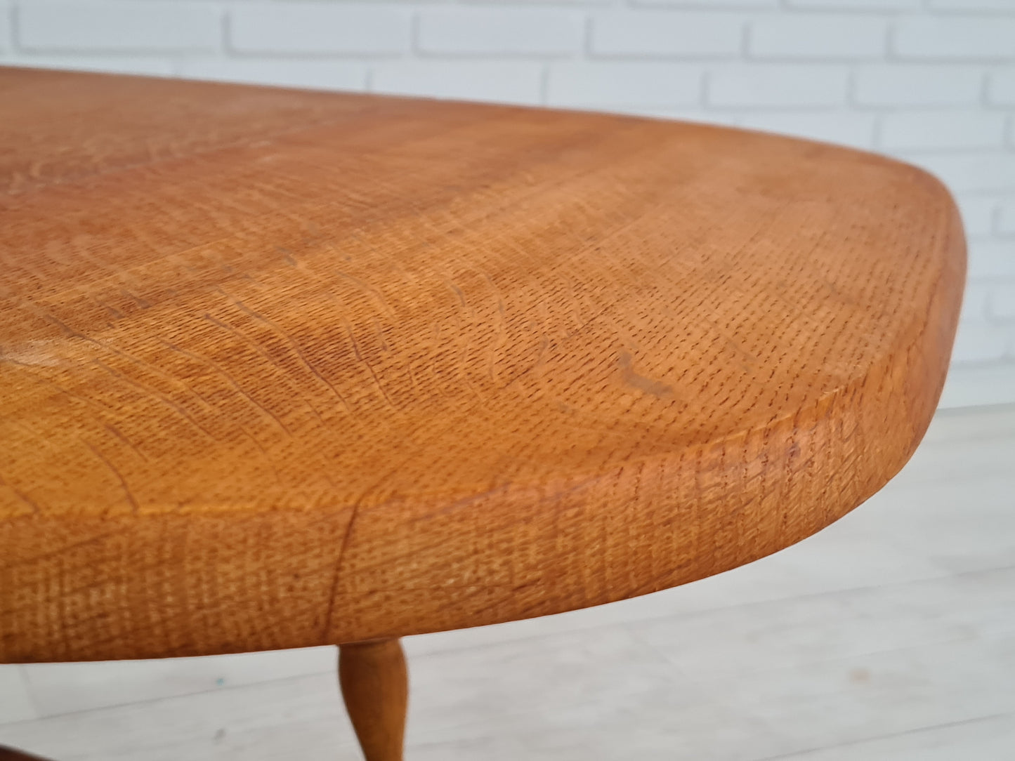 1960s, coffee table, Danish design, Henning Kjærnulf style, oak wood.